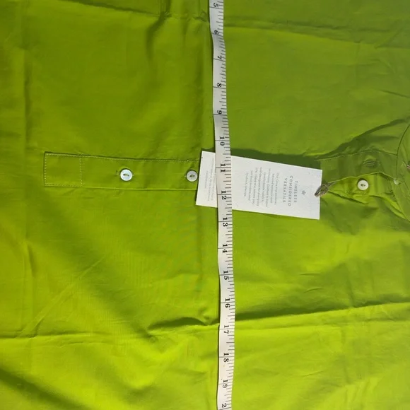 Sale‼️Nicobar Apple Green Sleeveless Button-Up Dress with side pockets size 2XL - Picture 9 of 12
